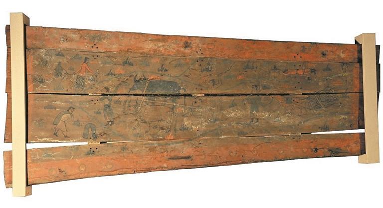 青海棺板畫里的文明交融密碼